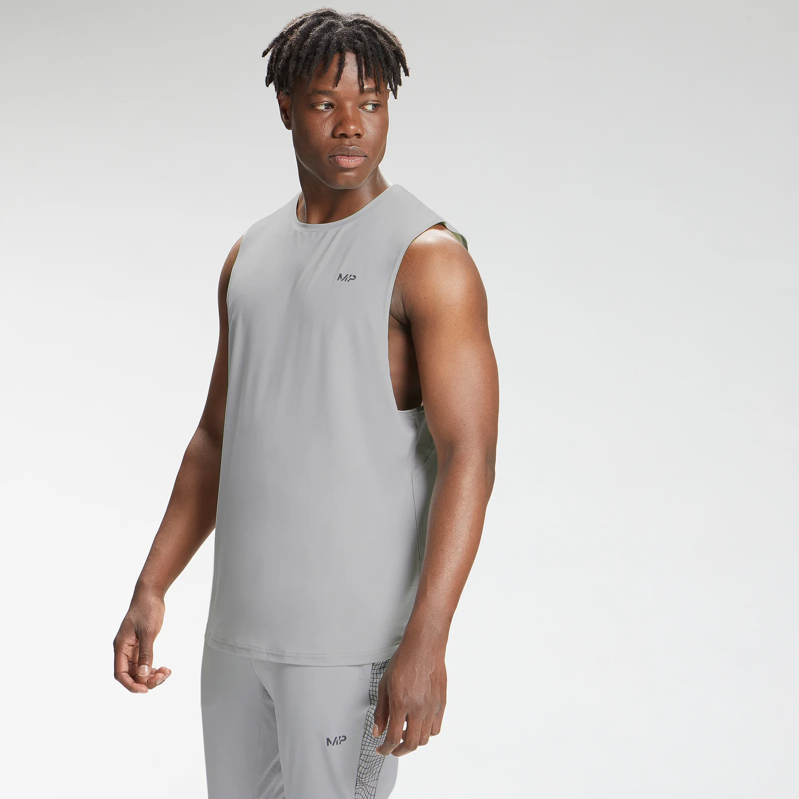 MP Tempo Tank Top til mænd - Chrome - XXS Billede 1