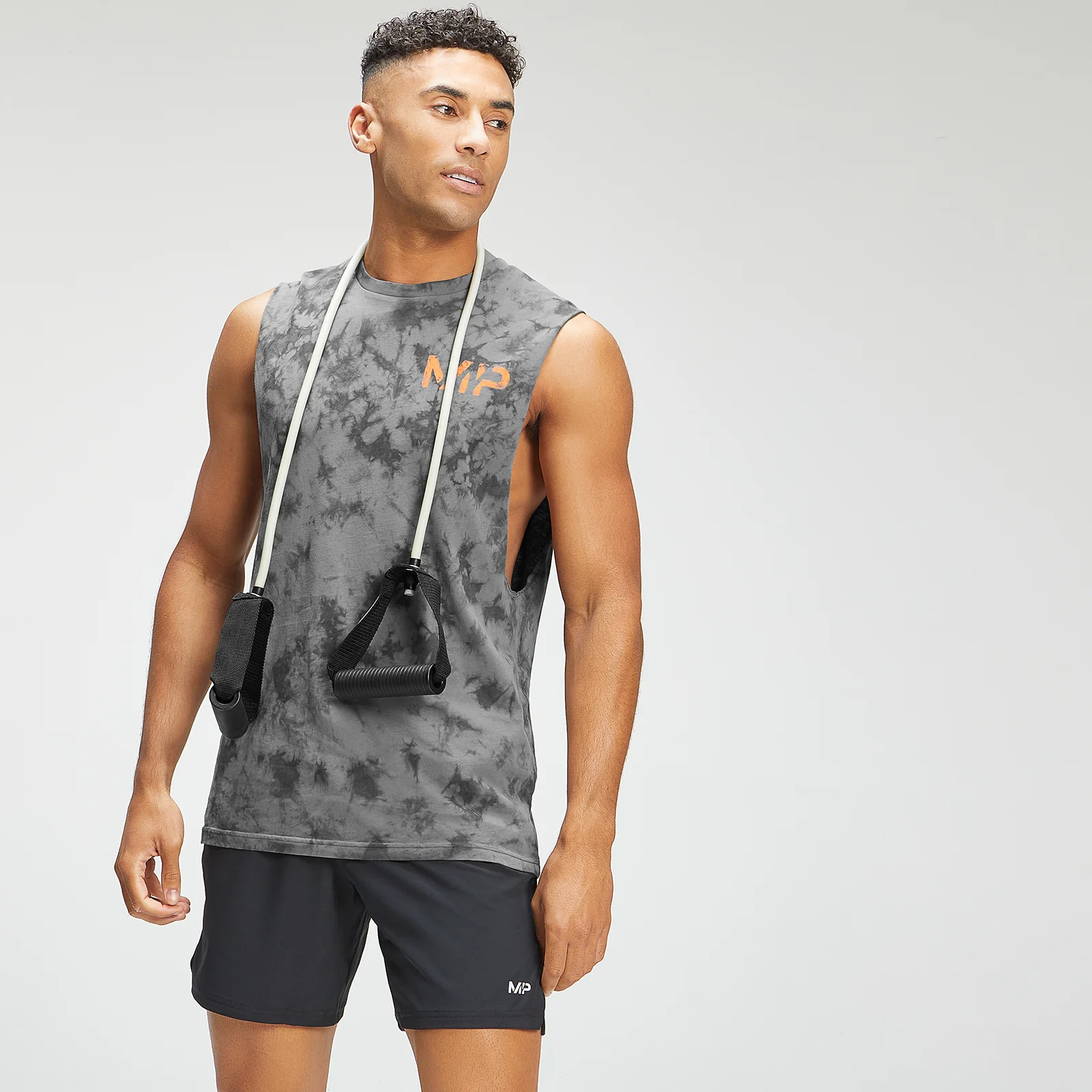 MP Adapt Tie Dye Tank Top til mænd - Carbon/Storm - XXS Billede 1