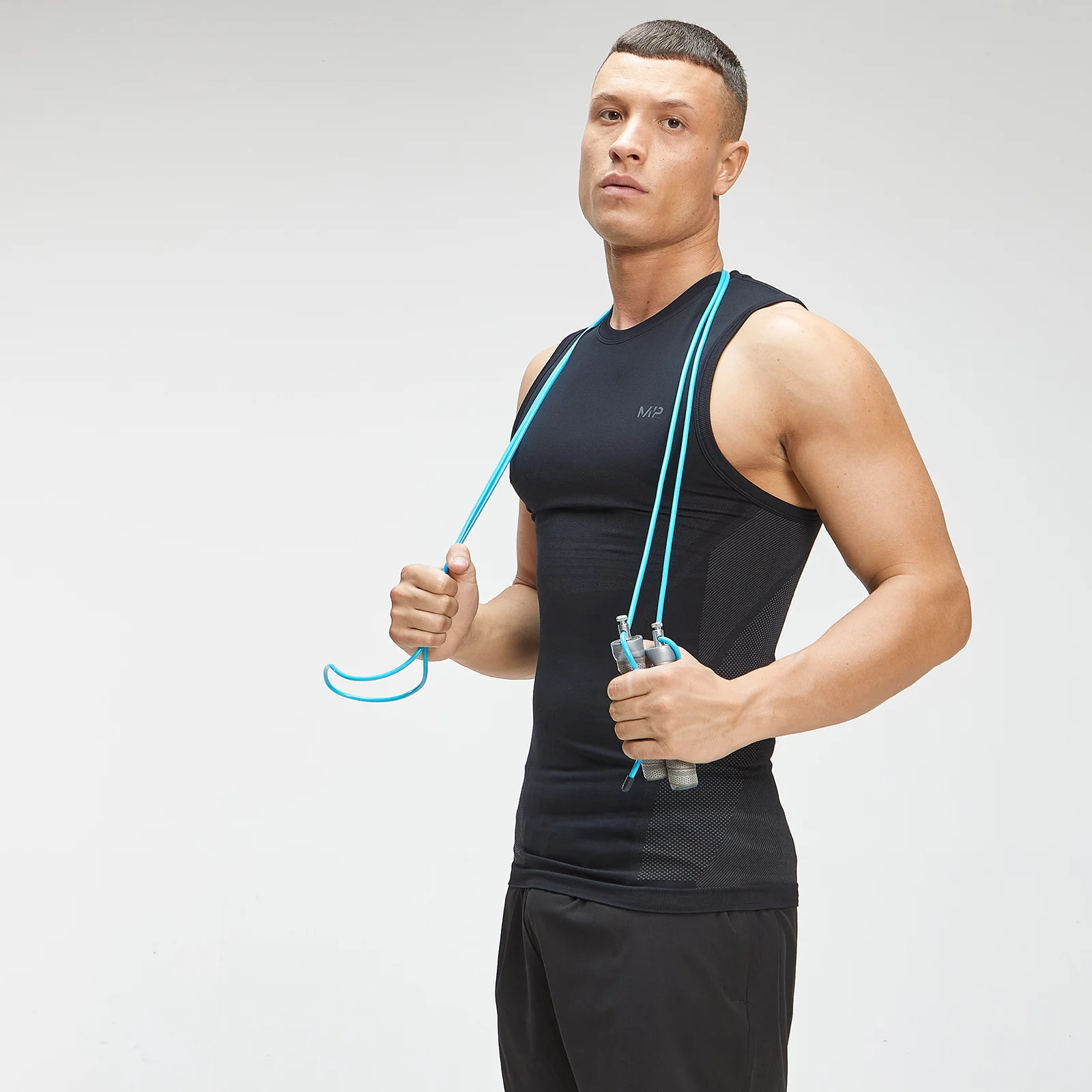 MP Tempo Seamless Tank Top til mænd - Sort - XXS Billede 1