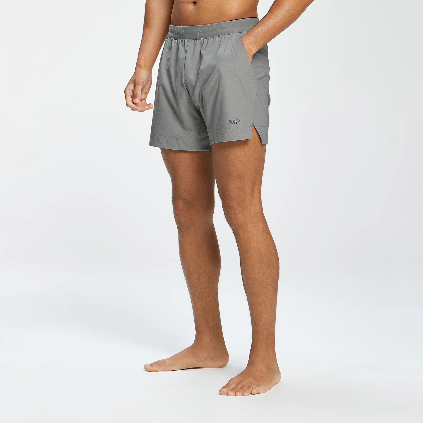 MP Composure Shorts til mænd - Storm Grey Marl - XXS Billede 1
