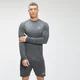 MP Essential Seamless langærmet top til mænd - Black Marl