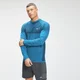 MP Essential Seamless langærmet top til mænd - Bright Blue Marl