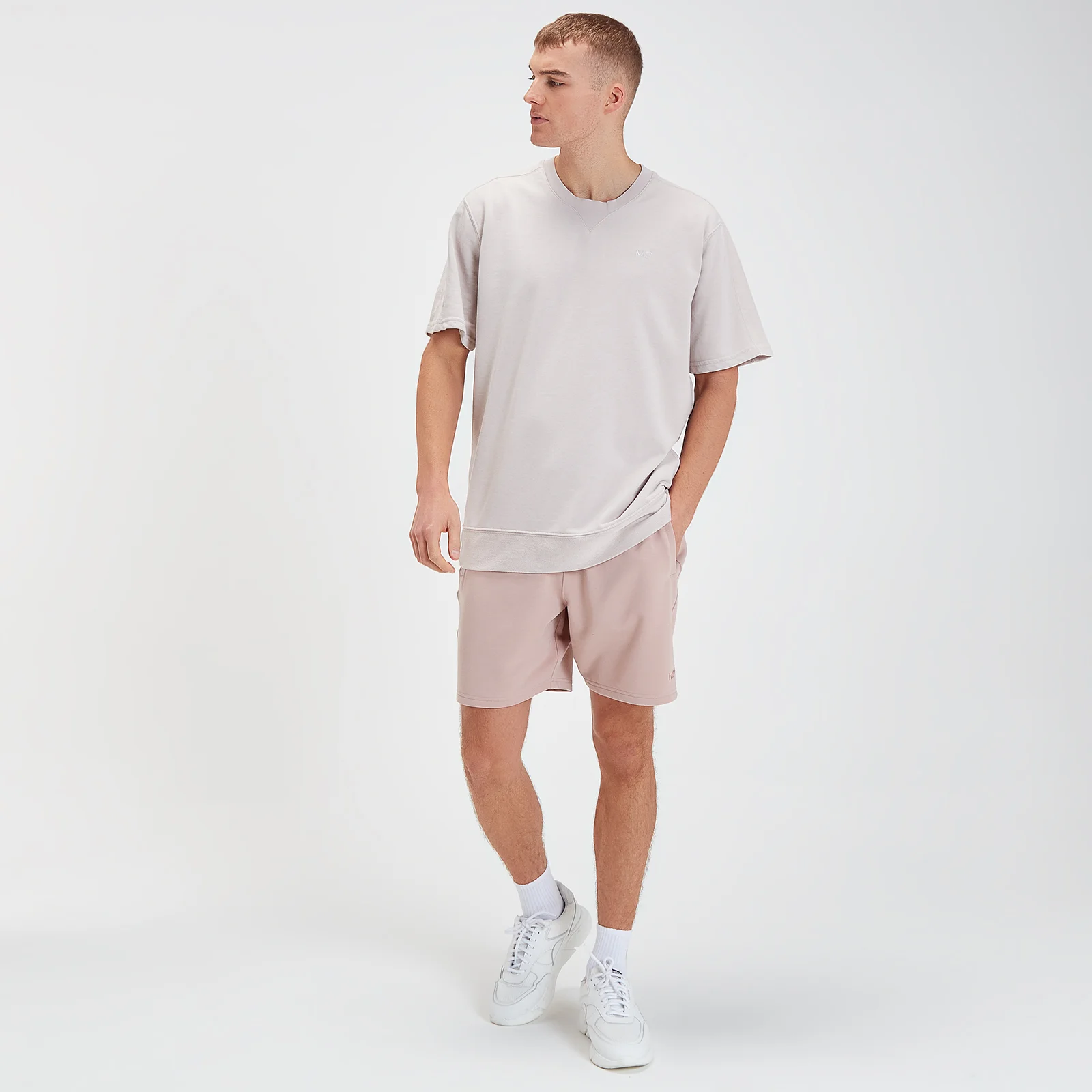 MP Rest Day Short Sleeve T-Shirt til mænd – Bone Grey - XXS Billede 1