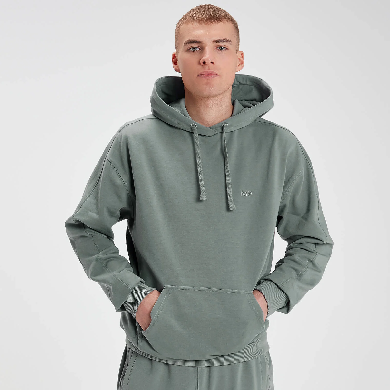 MP Rest Day Oversized Hoodie til mænd – Cactus - XXS Billede 1