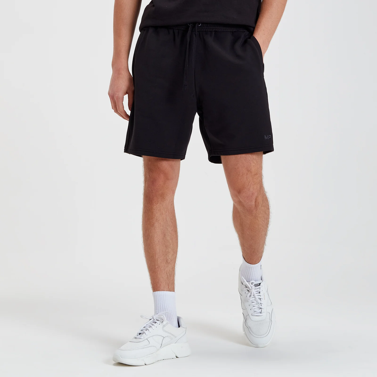 MP Rest Day Sweat Shorts til mænd – Vasket sort - XXS Billede 1