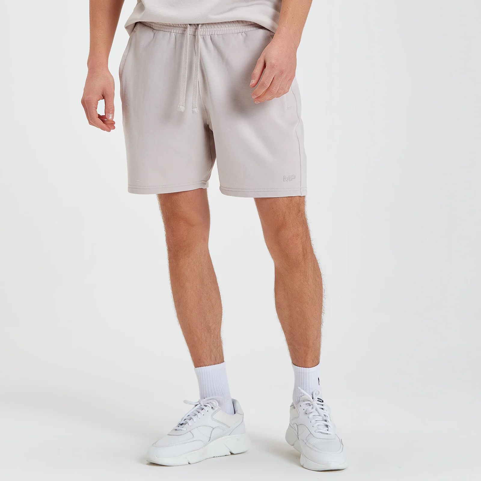 MP Rest Day Sweat Shorts til mænd – Bone Grey - XXS Billede 1