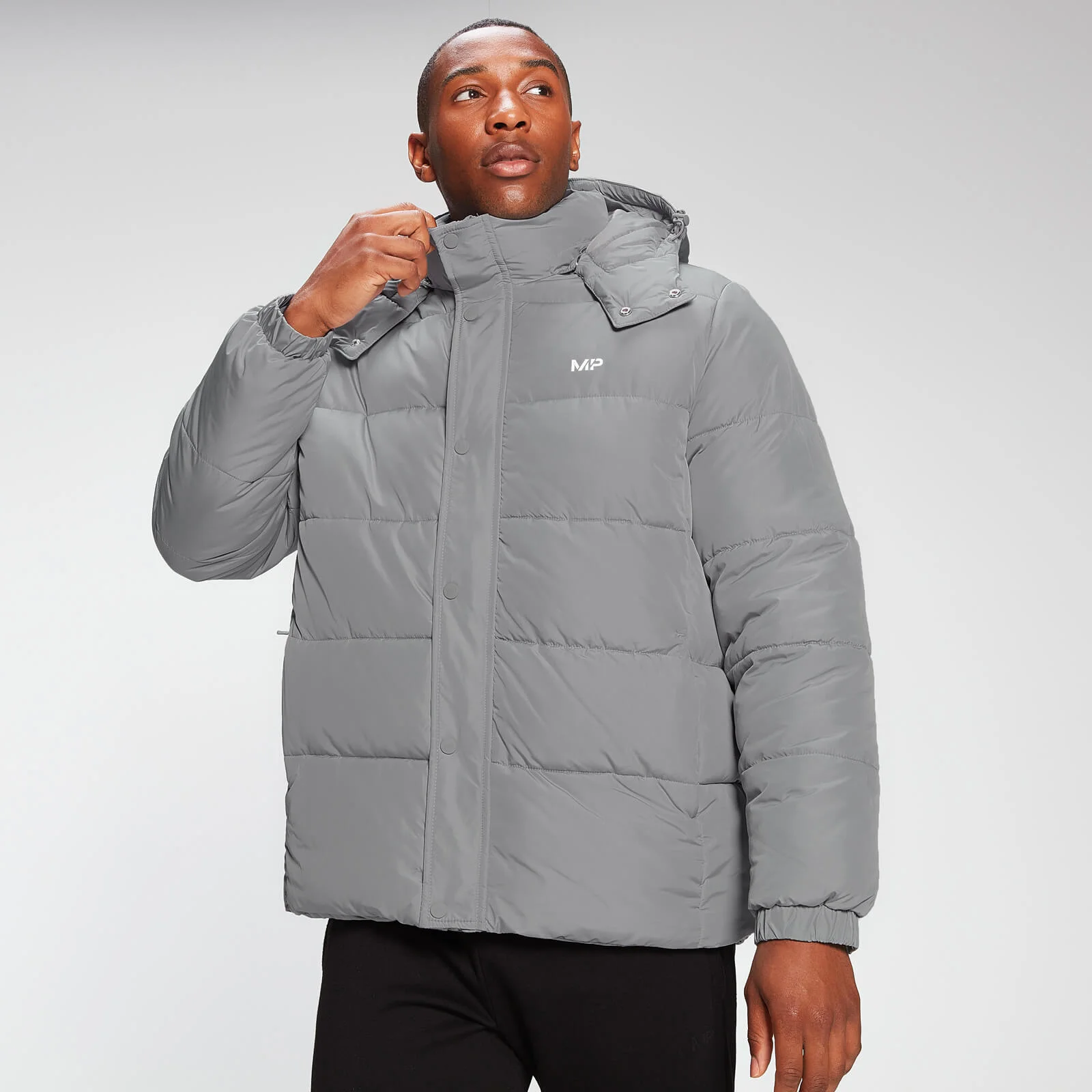 MP Men's Essential Puffer Jacket - Storm - XXS Billede 1