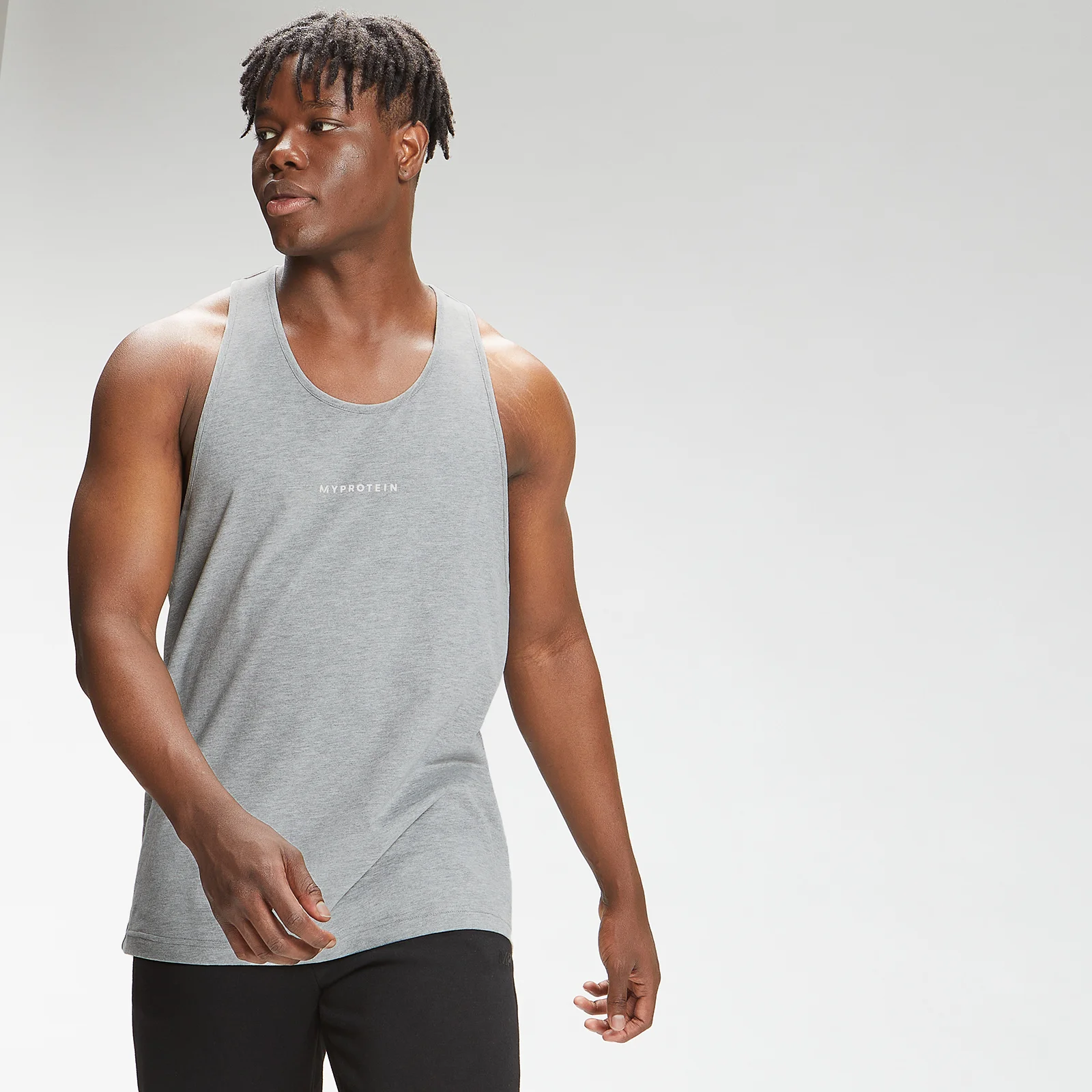 MP Original Stringer Vest til mænd - Classic Grey Marl - XXS Billede 1