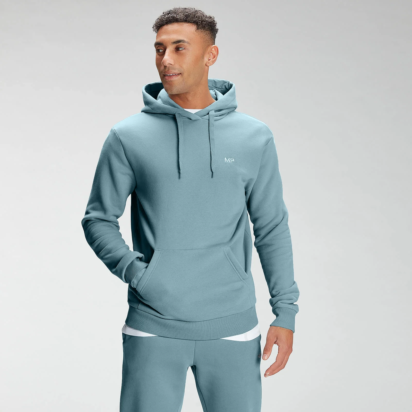 MP Men's Rest Day Hoodie - Ice Blue - XXS Billede 1