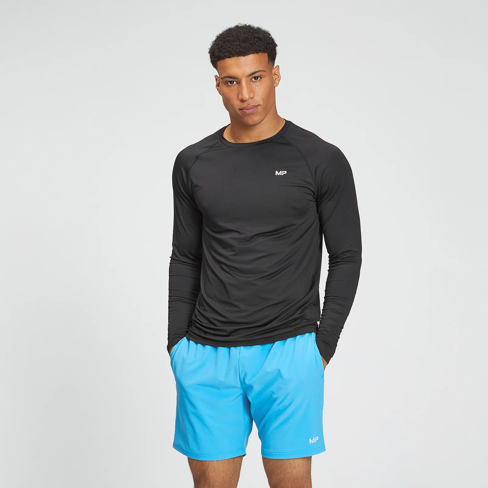 MP Training Long Sleeve Top til mænd - Sort - XXS Billede 1