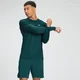 MP Training Long Sleeve Top til mænd - Dyb blågrøn