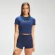 MP Adapt Camo Logo Crop T-shirt til kvinder - Petrol Blue