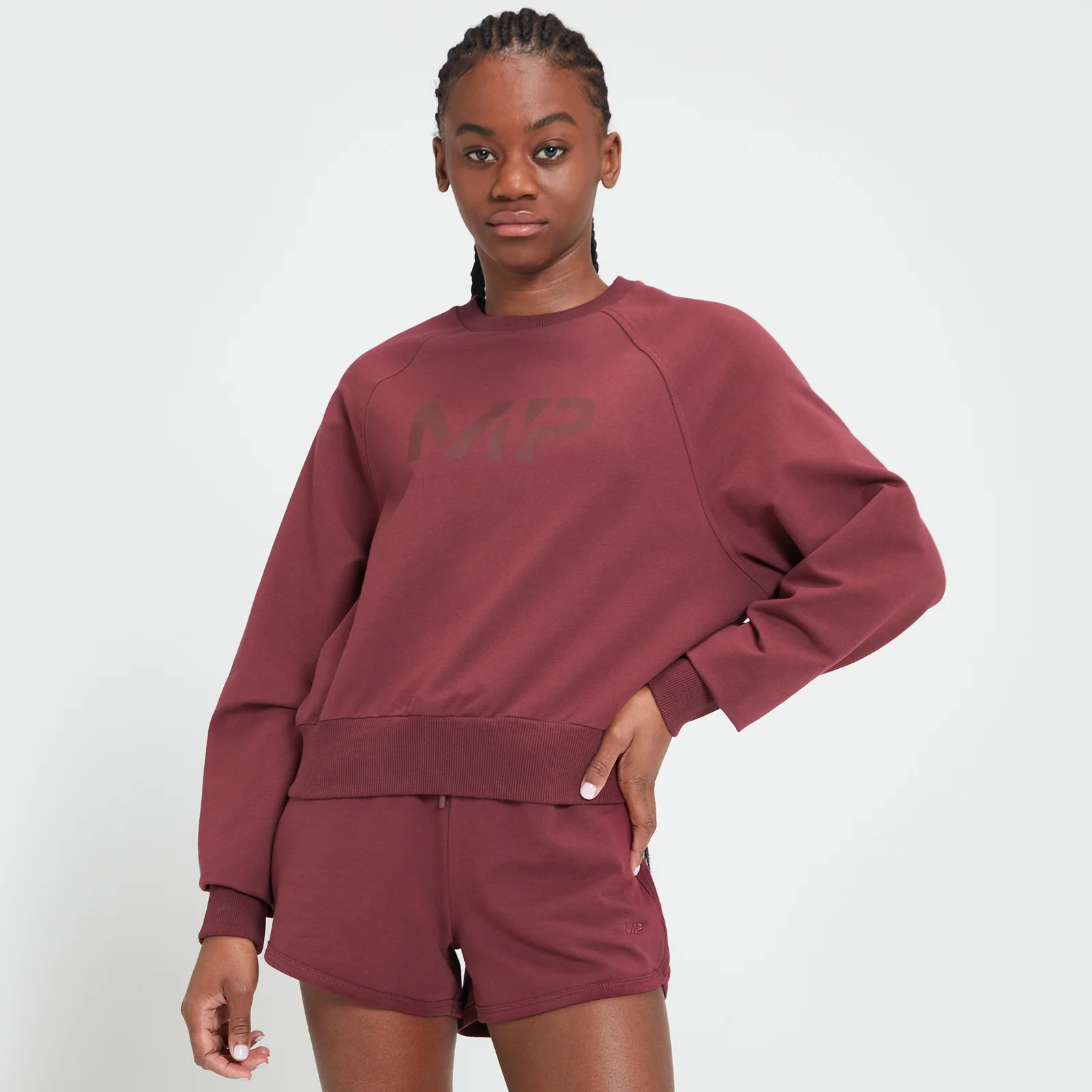 MP Adapt Sweatshirt til kvinder - Merlot - XXS Billede 1