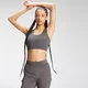 MP Tempo Cross Back Repreve® Sports BH til kvinder - Carbon