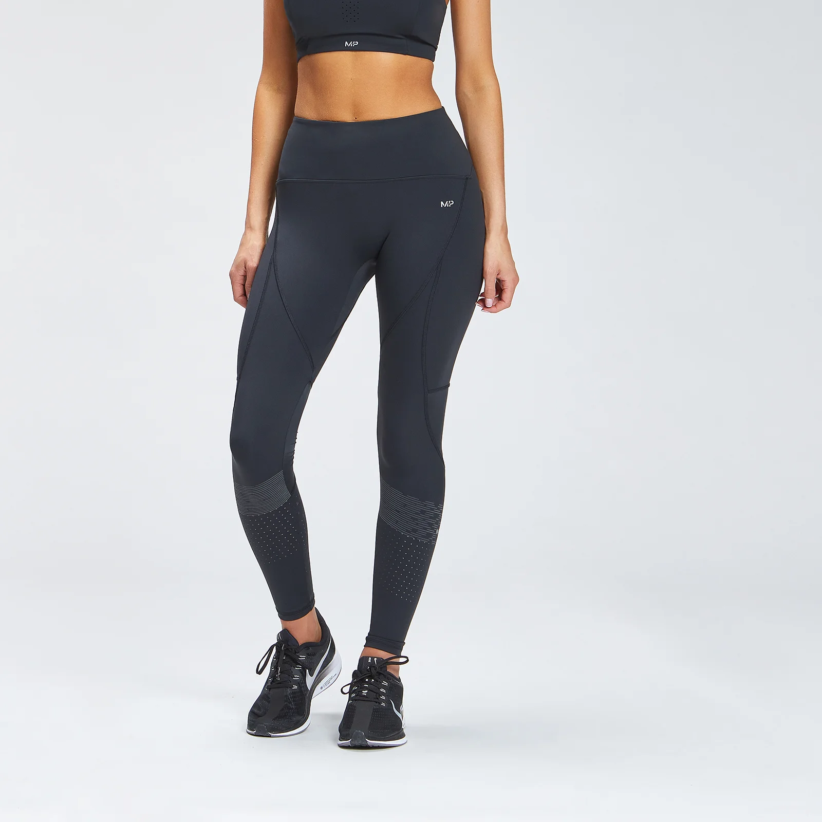MP Velocity Reflective Leggings til kvinder – Sort - XXS Billede 1