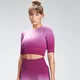 MP Velocity Seamless Crop Top til kvinder - Deep Pink