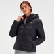 MP Outerwear Letvægts hættetrøje og pakkbar pufferjakke til kvinder - Sort