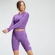MP Essentials Training Dry Tech langærmet Crop Top med lange ærmer til kvinder - Deep Lilac