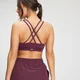MP Women's Essentials Training Control Sports Bra - Port