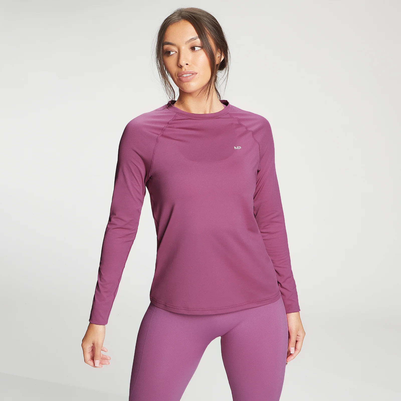 MP Women's Training Slim Fit Long Sleeve Top - Orchid - XXS Billede 1