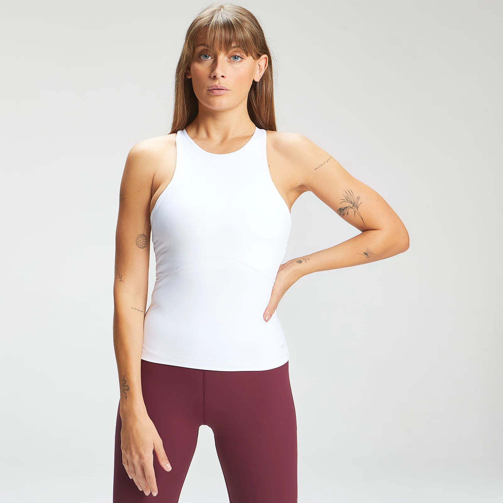 MP Women's Power Ultra Fitted Vest - Hvid - XXS Billede 1