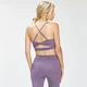 MP Women's Composure Sports-BH med snoet ryg - Smokey Purple