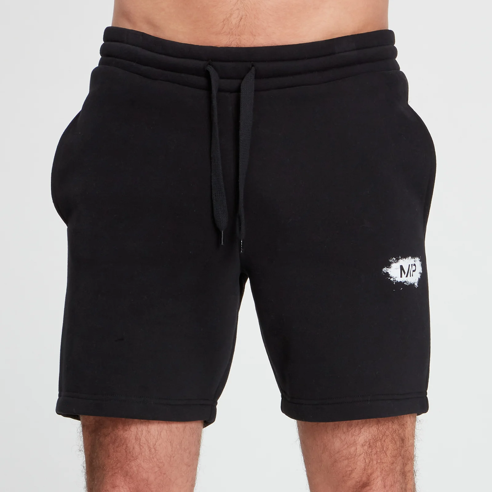 MP Men's Chalk Graphic Shorts - Black - XXS Billede 1