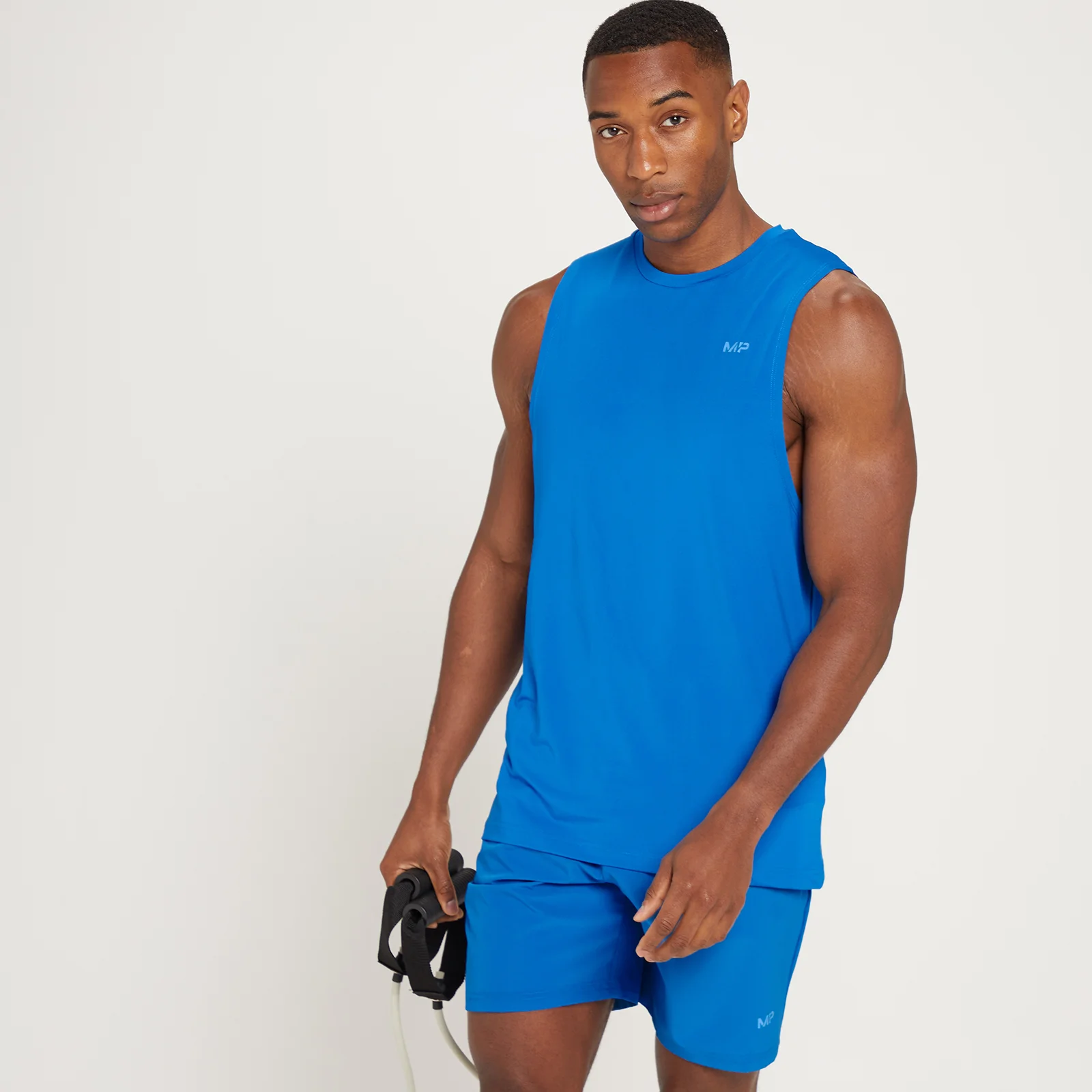 MP Linear Mark Graphic Training Tank Top til mænd - True Blue - XXS Billede 1