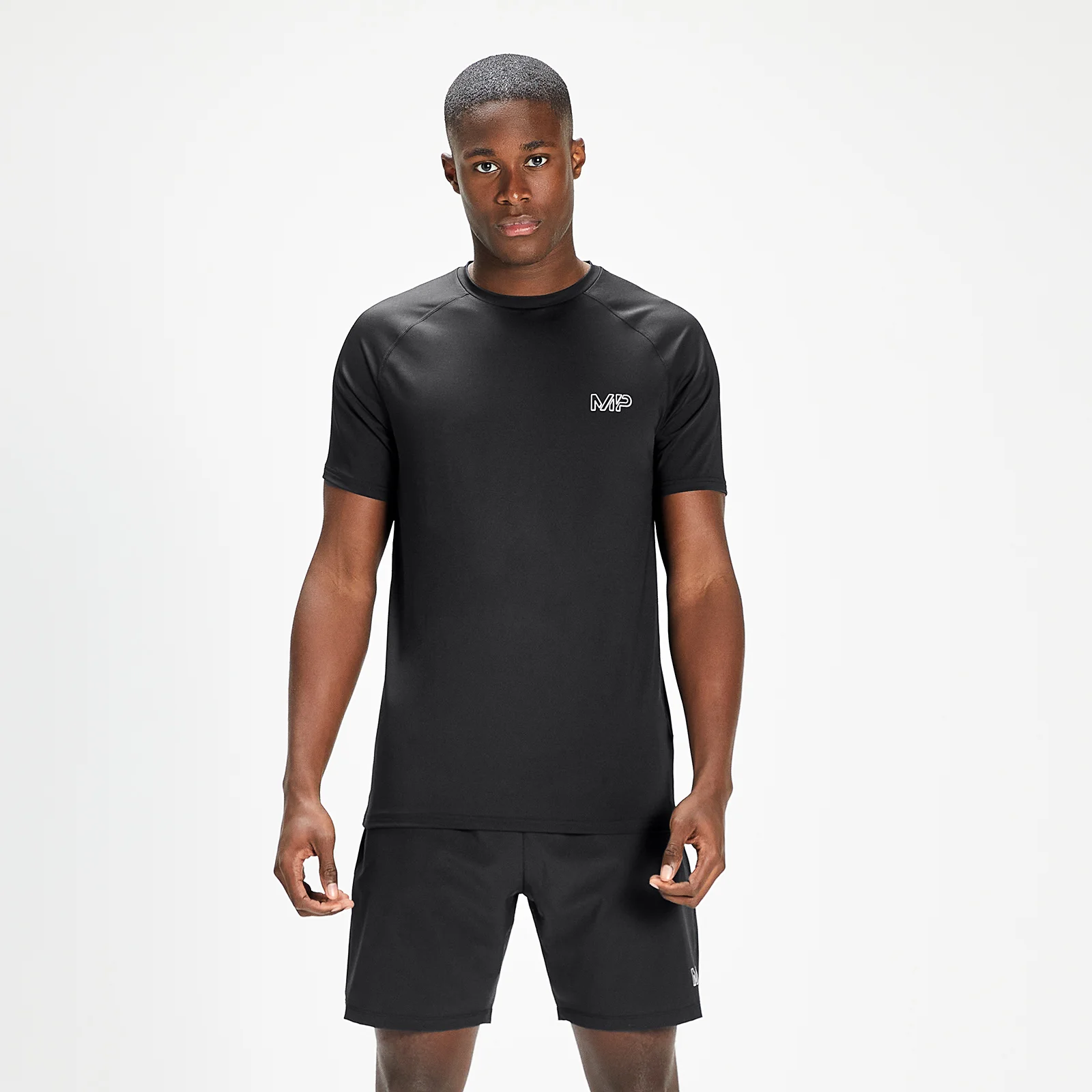MP Infinity Mark Graphic Training Short Sleeve T-Shirt til mænd – Sort - XXS Billede 1
