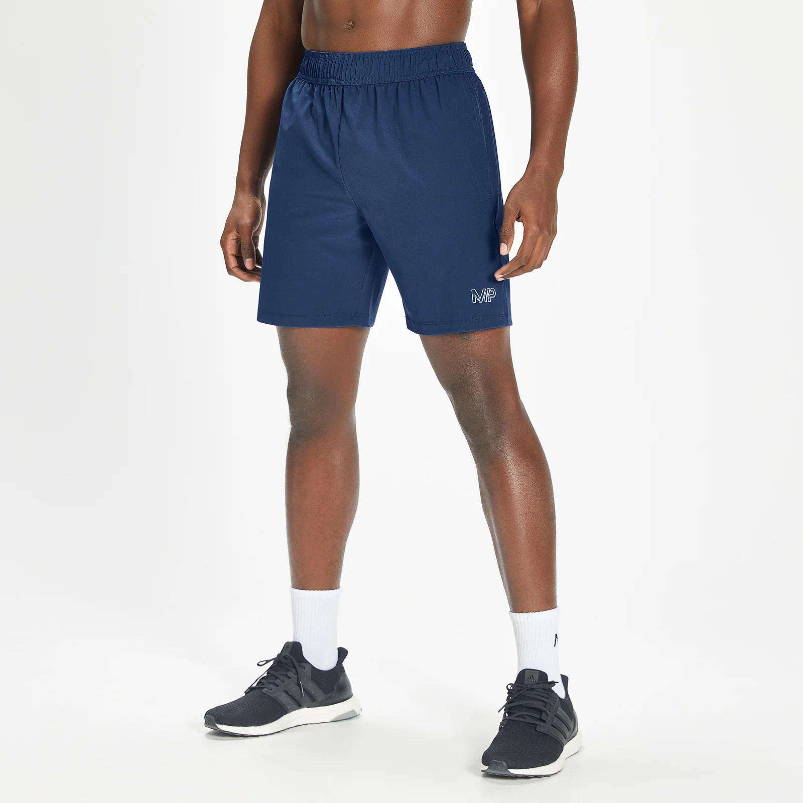 MP Infinity Mark Graphic Training Shorts til mænd – Intense Blue - XXS Billede 1
