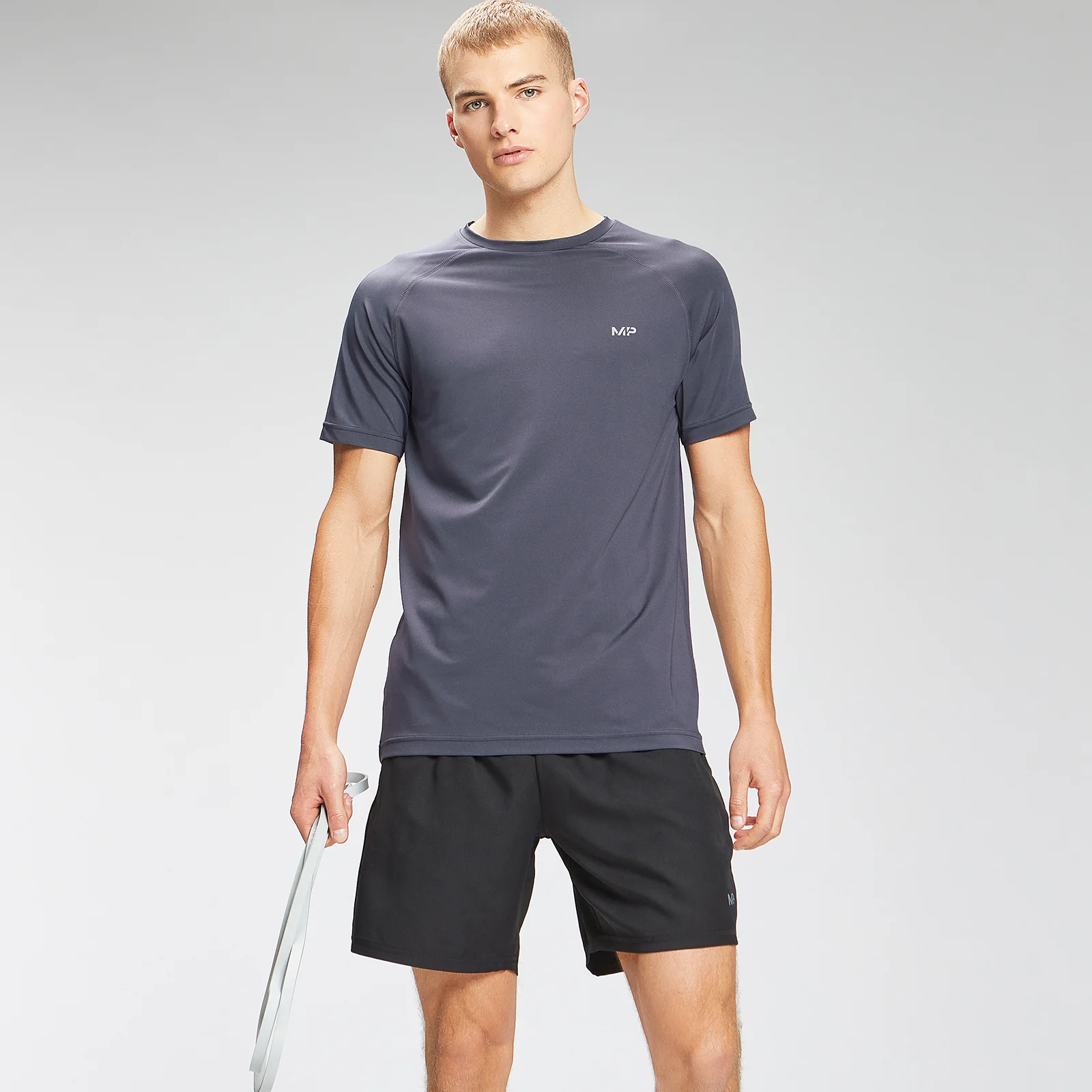 MP Men's Repeat Graphic Training Short Sleeve T-Shirt - Graphite - XXS Billede 1