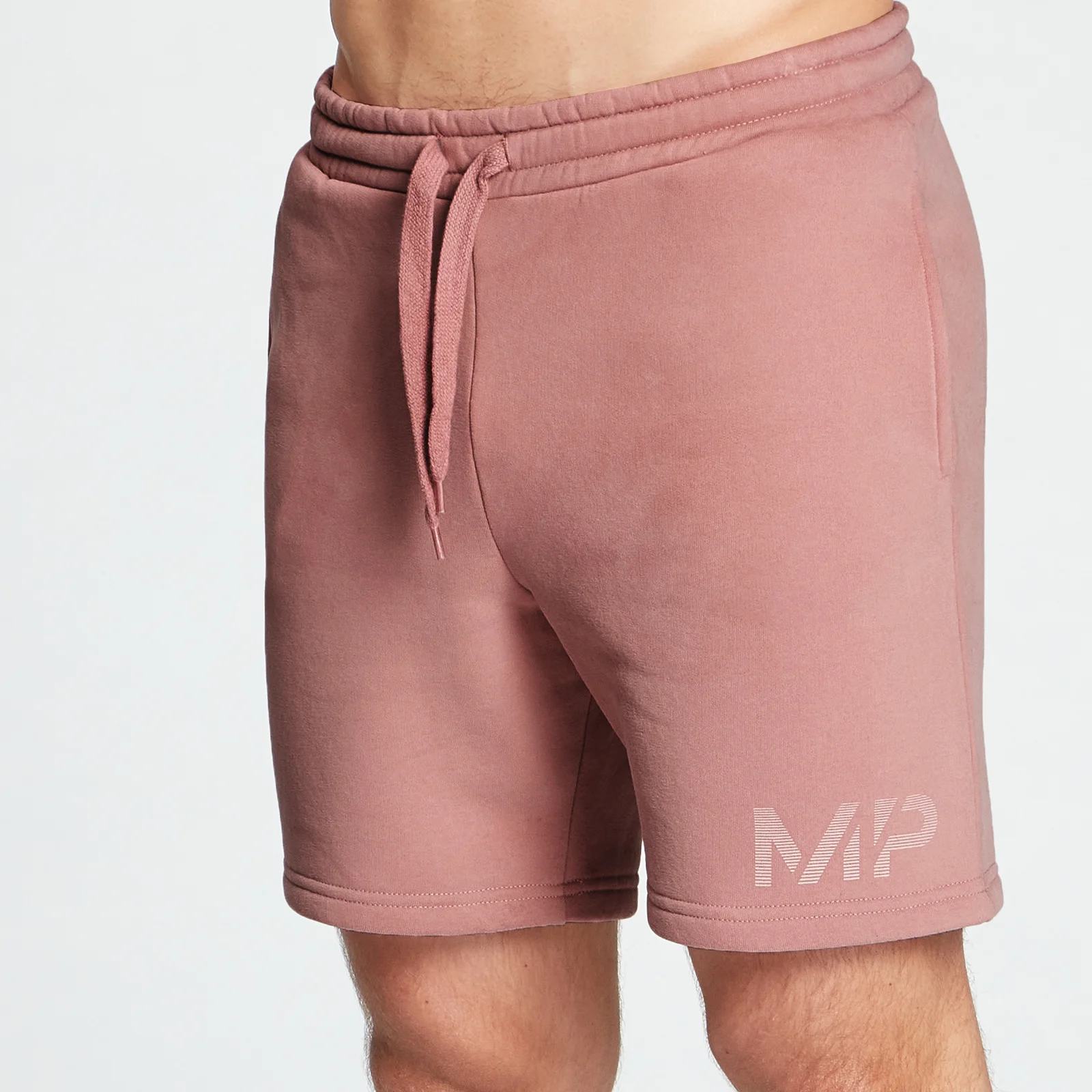 MP Men's Gradient Line Graphic Shorts - Washed Pink - XXS Billede 1