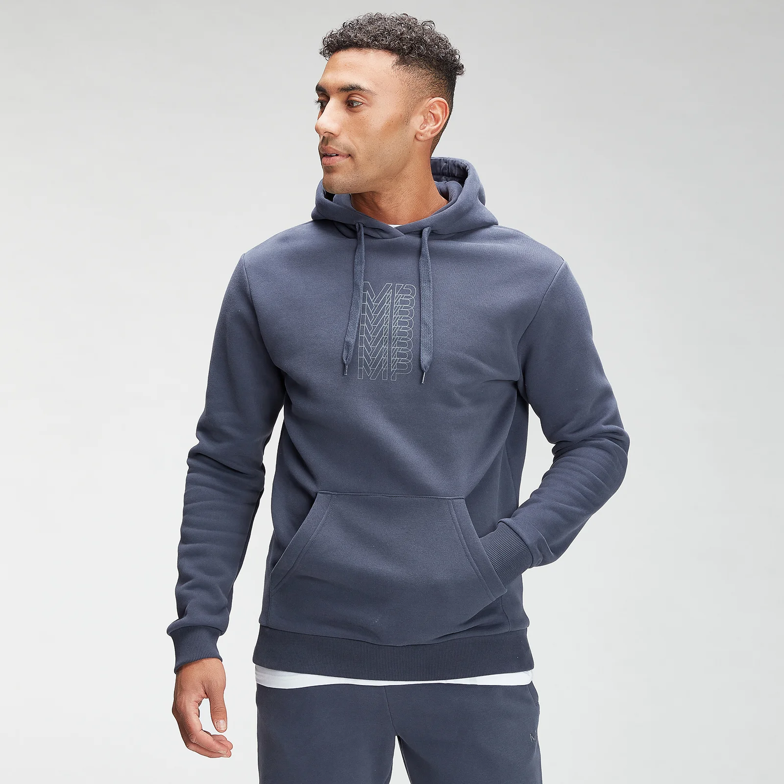 MP Men's Repeat MP Graphic Hoodie - Graphite - XXS Billede 1