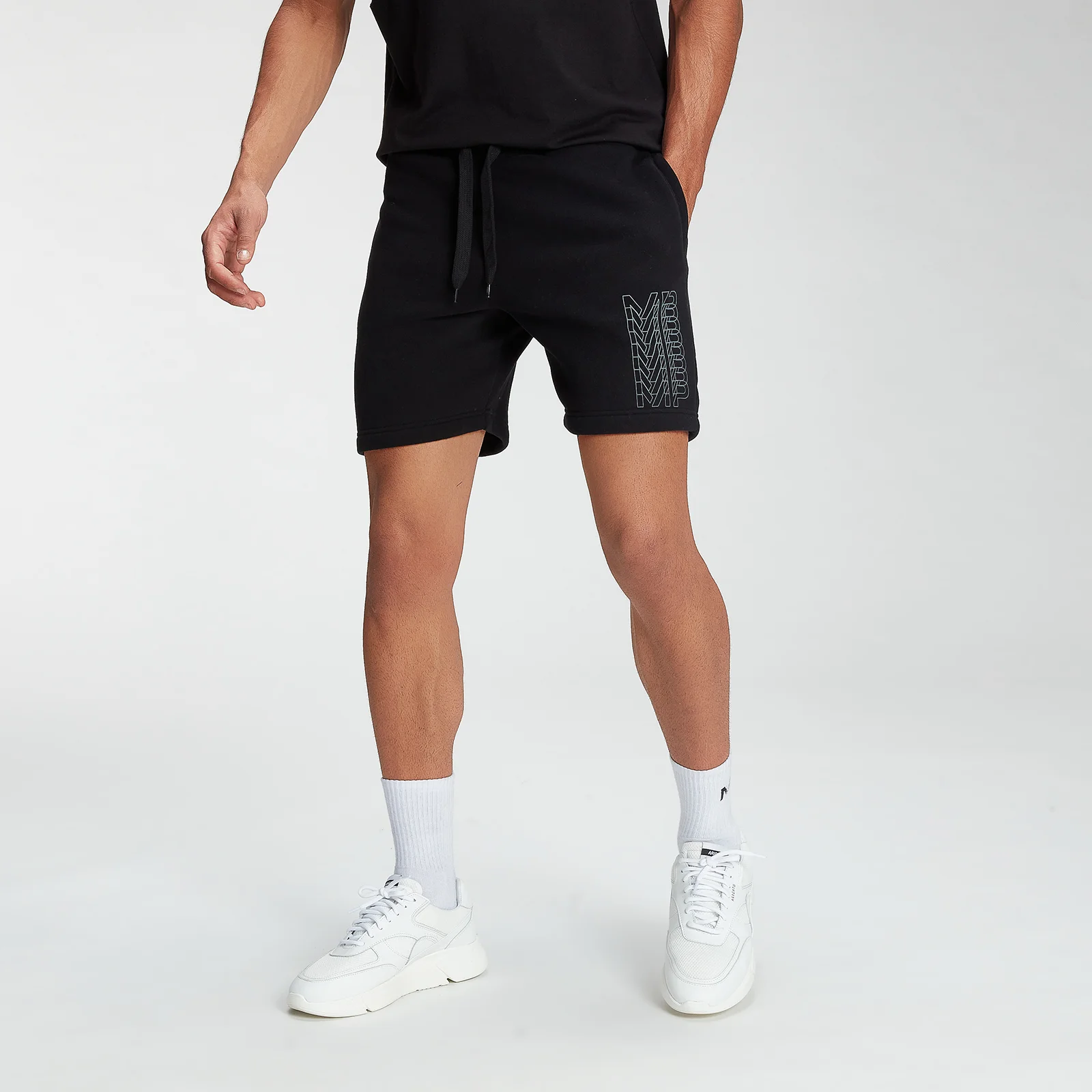 MP Repeat MP Graphic Shorts til mænd – Sort - XXS Billede 1