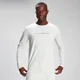 MP Mini Mark Graphic T-shirt med lange ærmer til mænd - Light Grey Marl