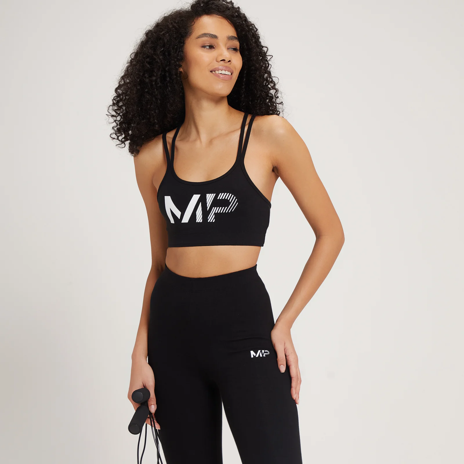 MP Fade Graphic Sports Bra til kvinder - Sort - XXS Billede 1