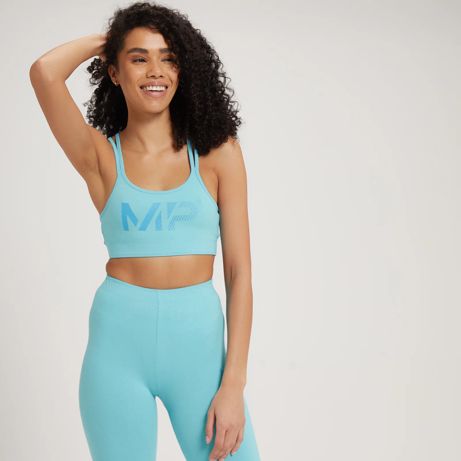 MP Fade Graphic Sports Bra til kvinder - Powder Blue - XXS Billede 1