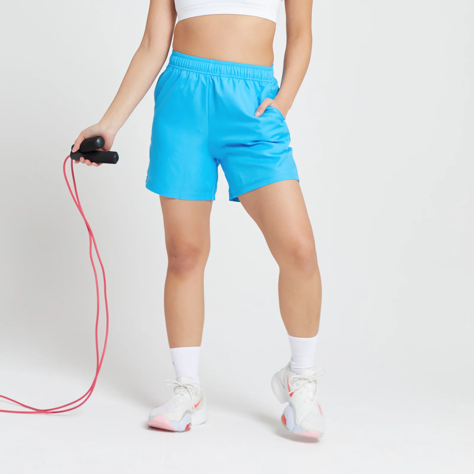 MP Graffiti Graphic Training Short til kvinder – Bright Blue - XS Billede 1