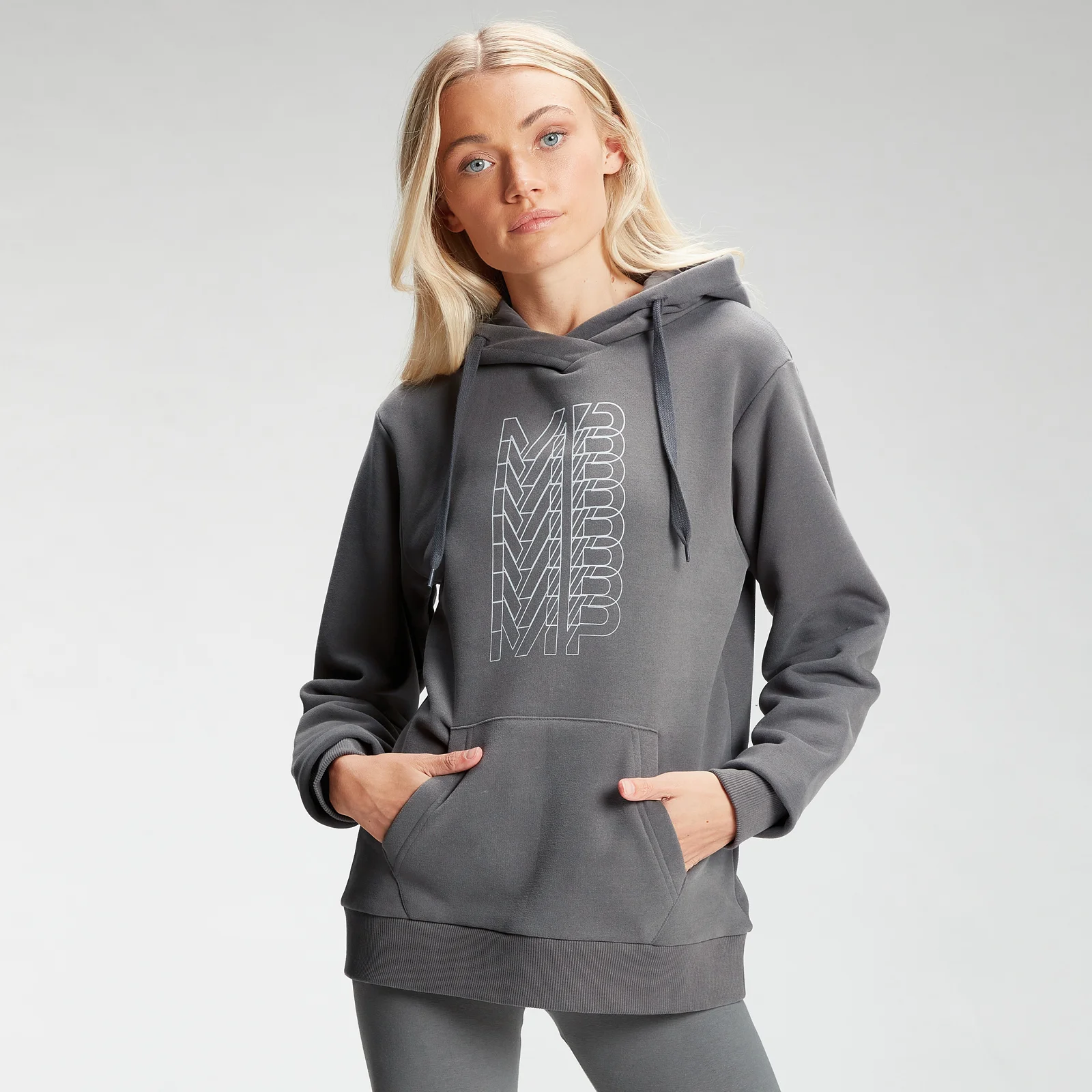 MP Repeat MP Hoodie til kvinder - Carbon - XXS Billede 1