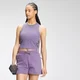 MP Essential Cropped Rib Vest til kvinder - Smokey Purple