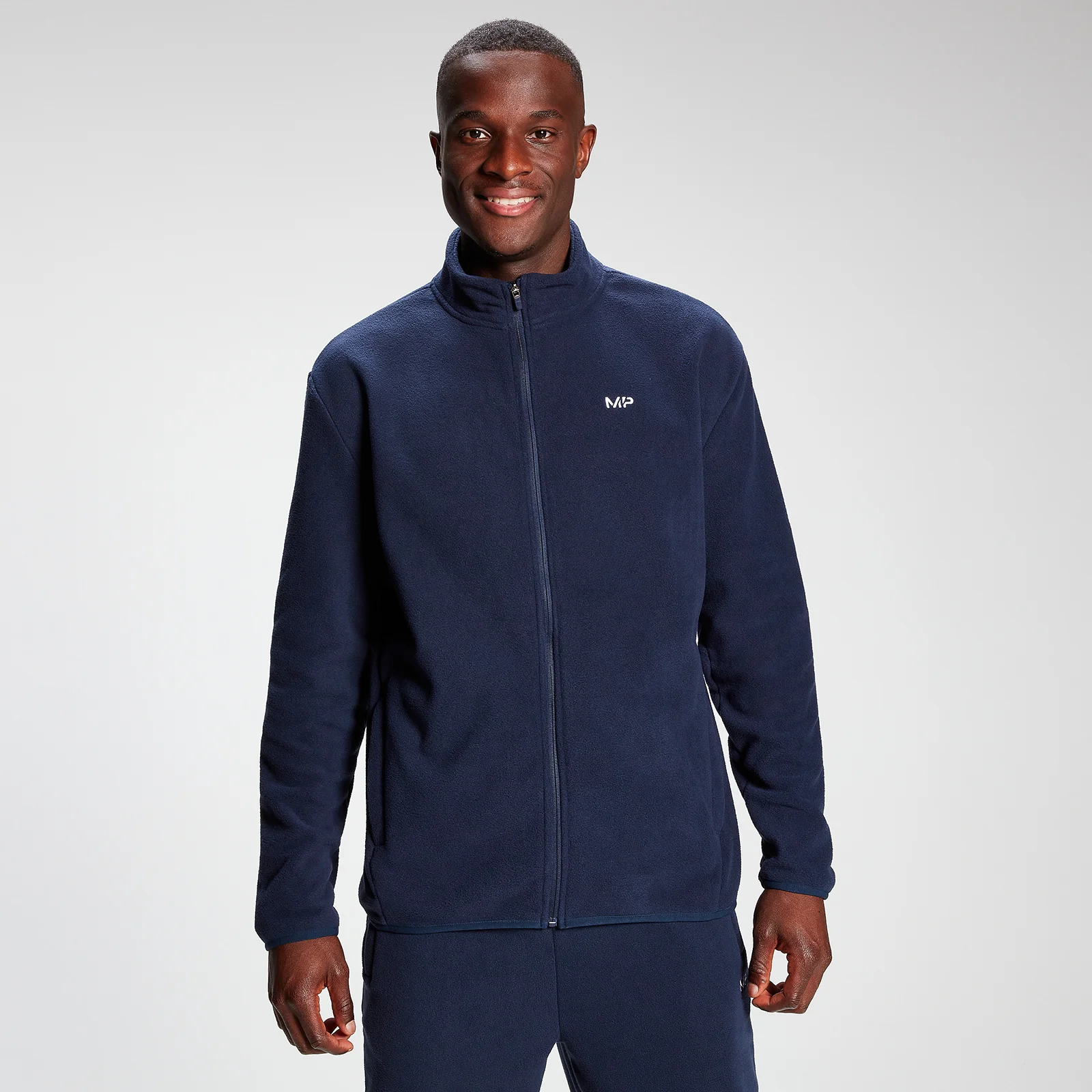 MP Rest Day Zip Up Fleece til mænd - Marineblå - XXS Billede 1