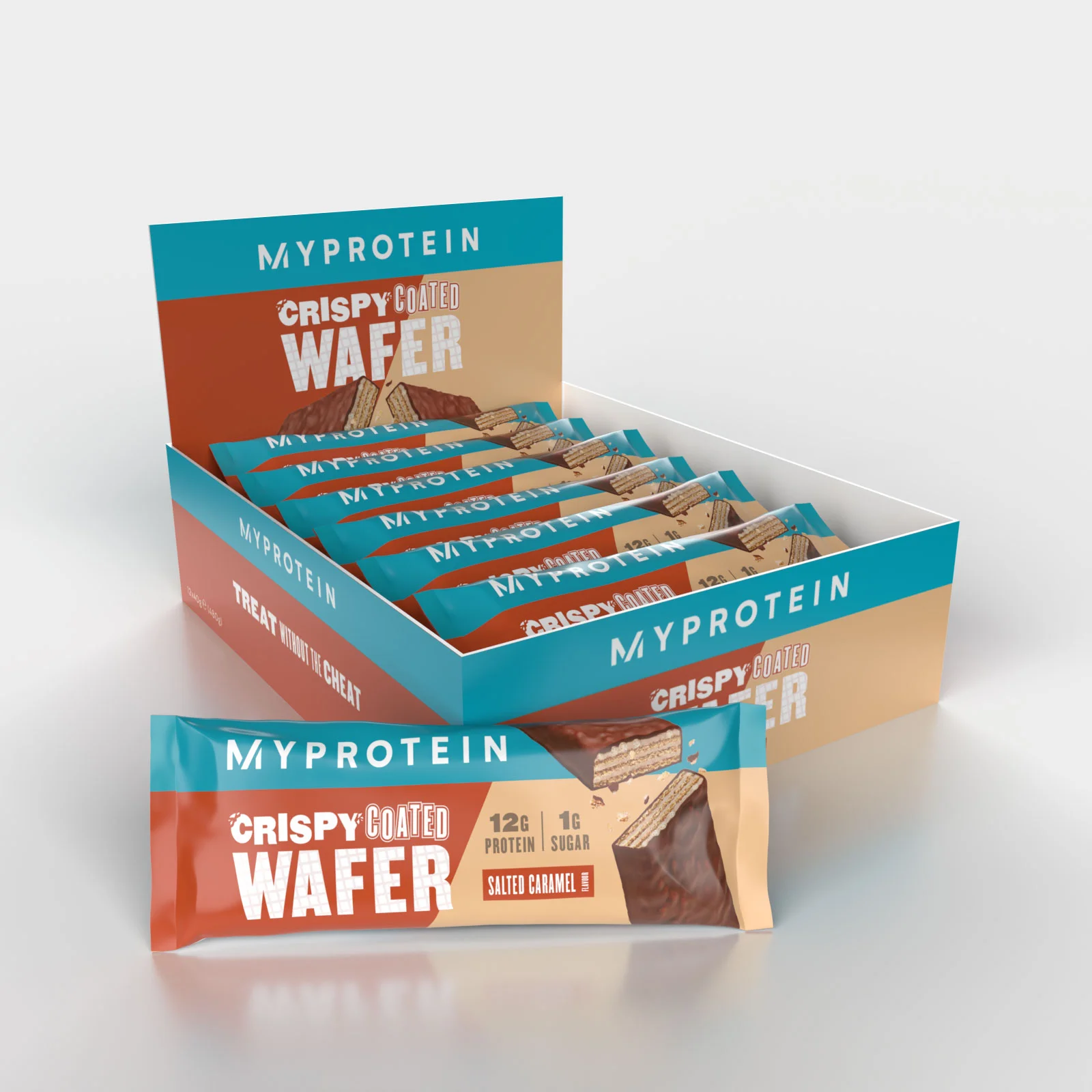 Crispy Coated Wafer - 12x40g - Salted Caramel Billede 1