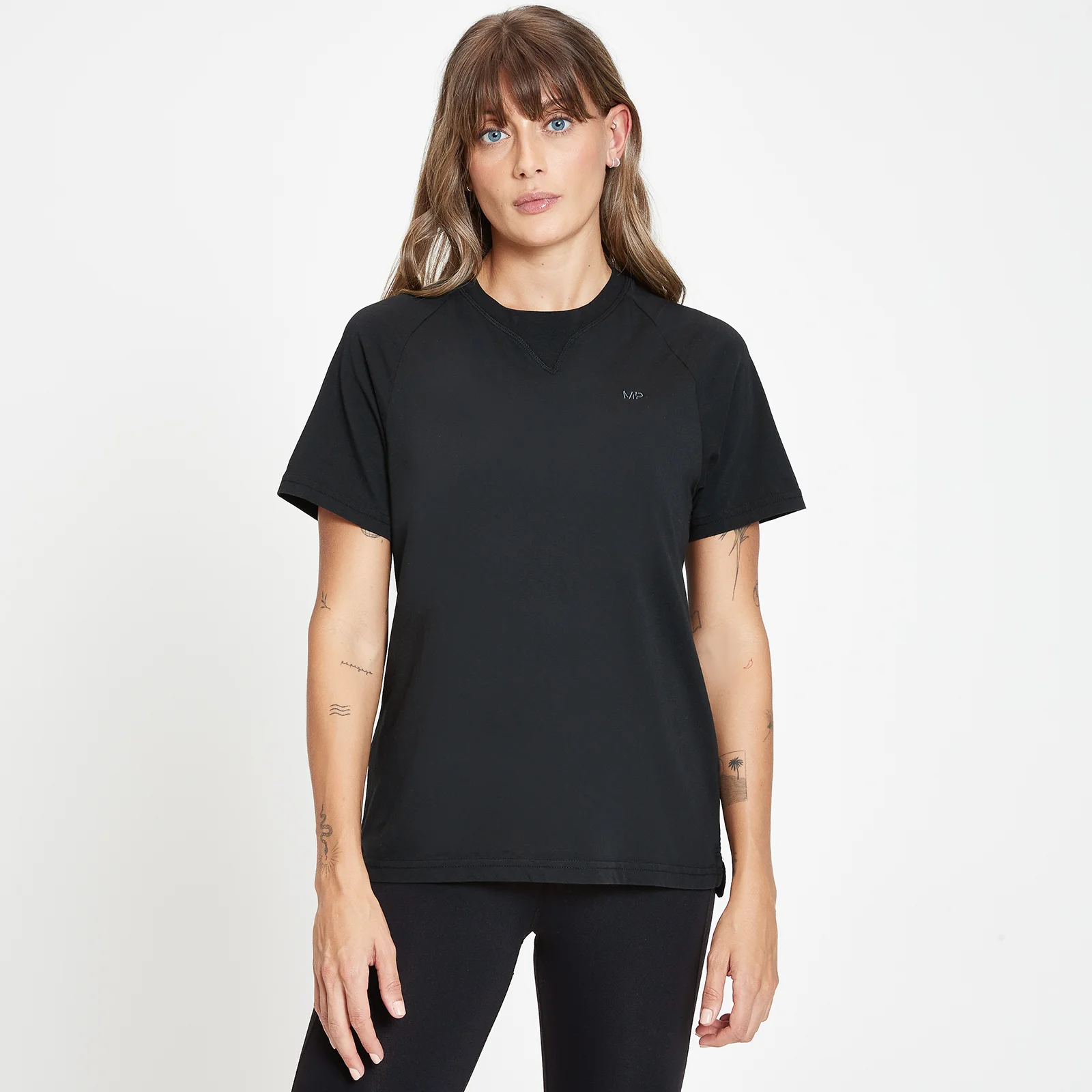 MP Rest Day T-shirt med lang linie til kvinder - Sortt - XXS Billede 1
