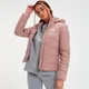 MP Outerwear Letvægts hættetrøje og pakkbar pufferjakke til kvinder - Dust Pink