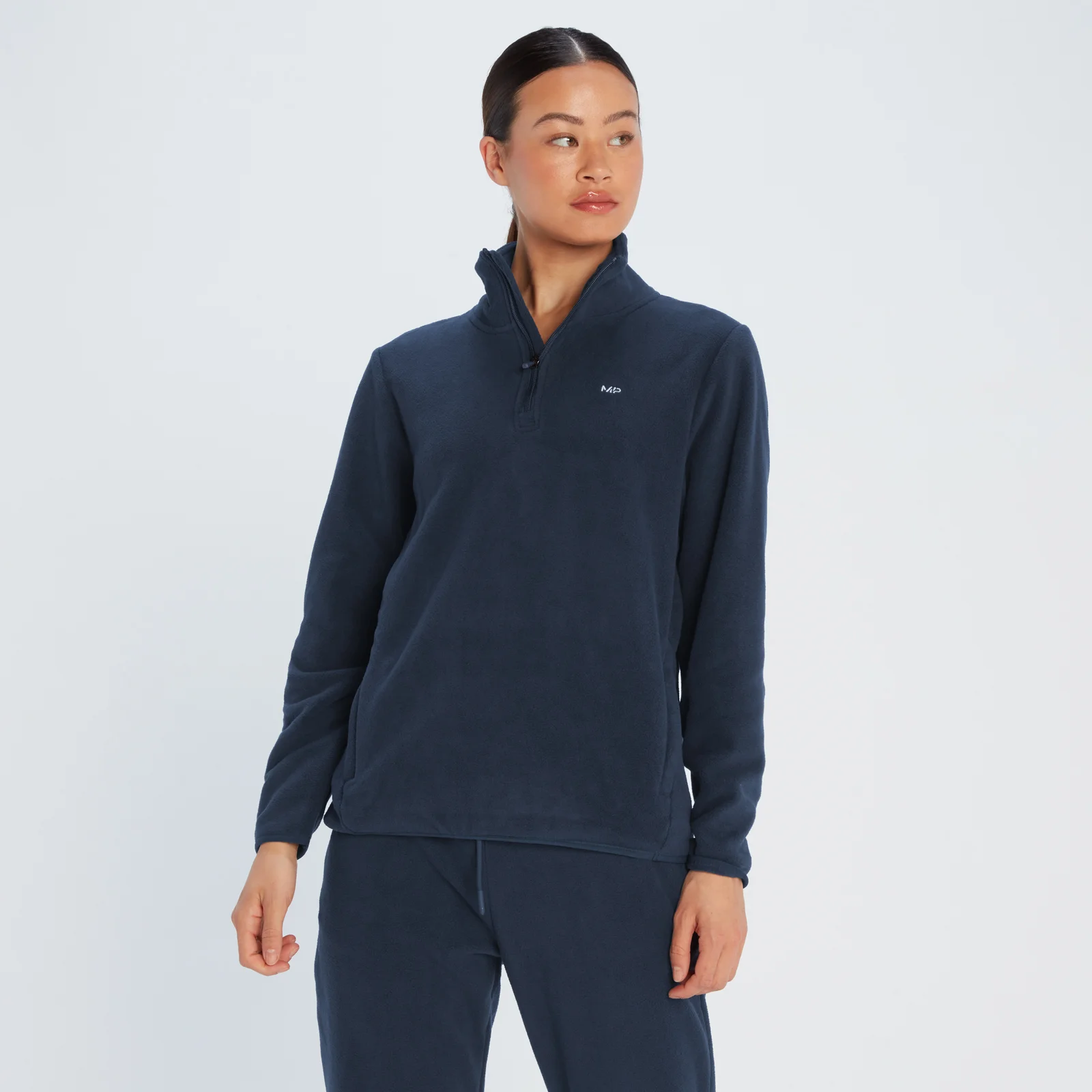 MP Women's Rest Day 1/4 Zip Fleece - Navy - XXS Billede 1