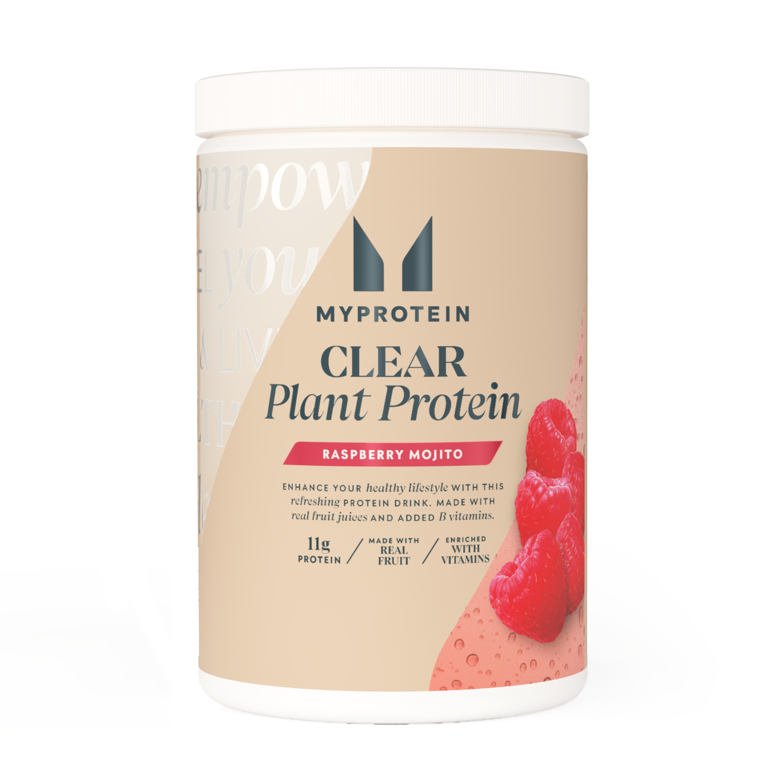 Clear Vegan Protein - 20servings - Raspberry Mojito Billede 1