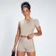 MP Women's Curve Crop Short Sleeve T-Shirt - Sesame