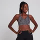 MP Power Mesh Sports Bra til kvinder - Black Space Dye
