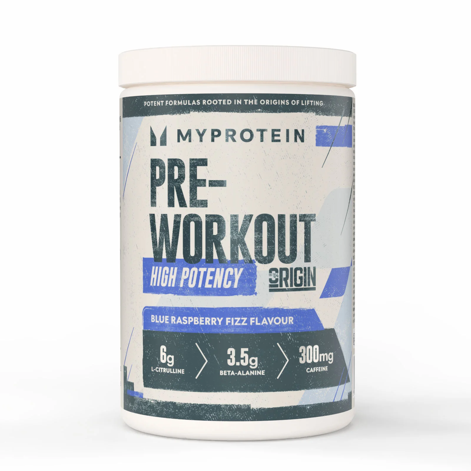 Origin Pre-Workout - 600G - 30servings - Blue Raspberry Fizz Billede 1