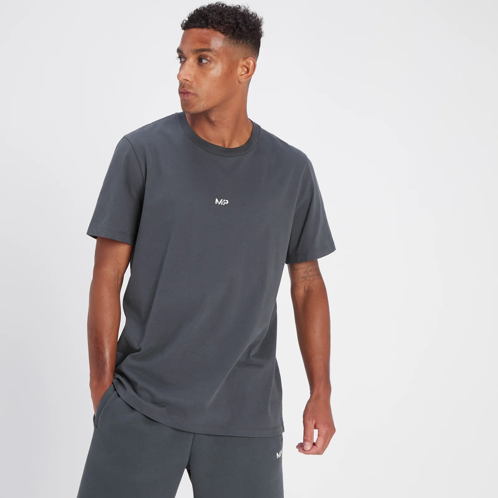 MP Crayola Rest Day Short Sleeve T-Shirt til mænd – Outer Space Grey - XXS Billede 1